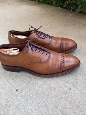 Allen Edmonds Fifth Avenue Sz 7.5D Walnut Brown 5735 Oxford 5th Ave USA